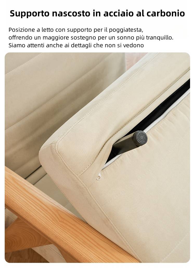 Spacesaving folding Nordic sofa bed JUMIA