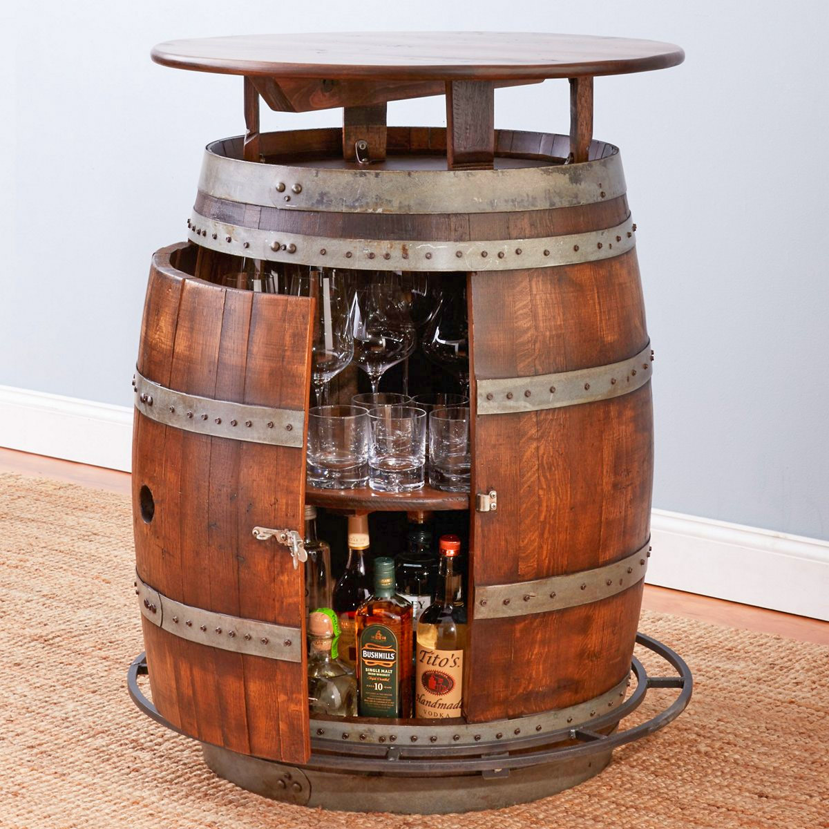 The Ultimate Oak Wine Barrel Table🍺