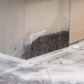 Effectively cleans concrete.