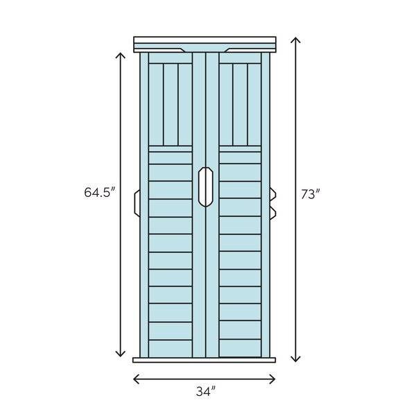Ardoin 3 ft. W x 2 ft. D Solid Wood Vertical Tool Shed