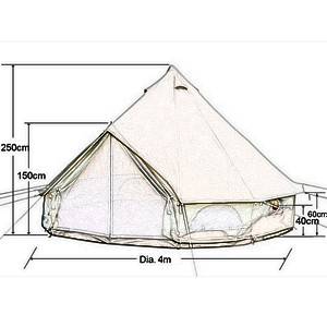 4m bell tent