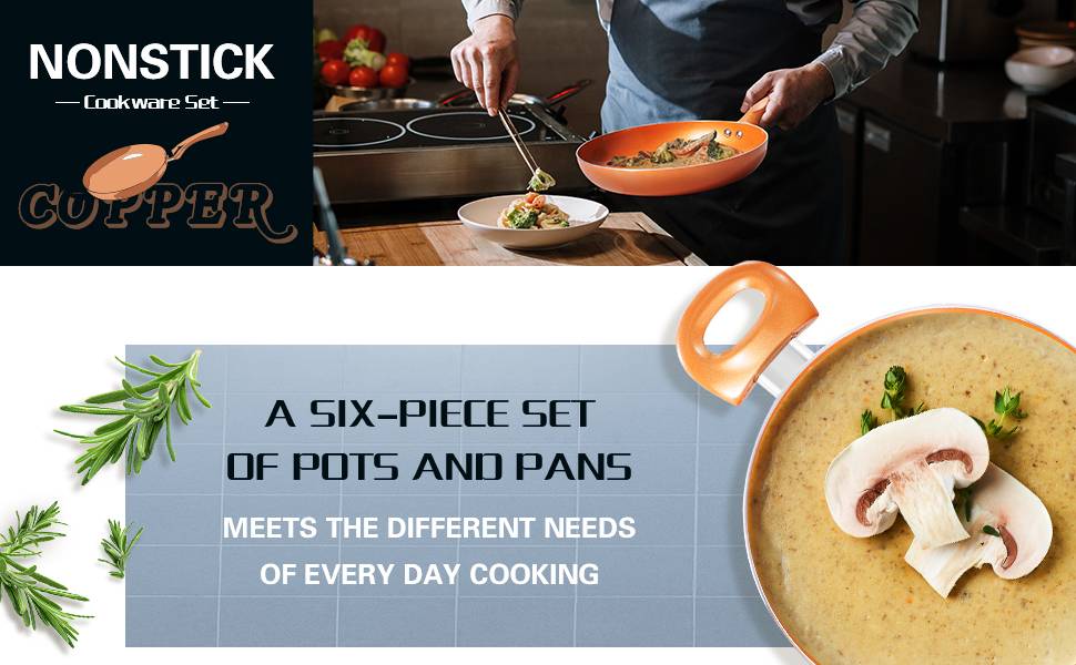 induction cookware set nonstick pot and pan set