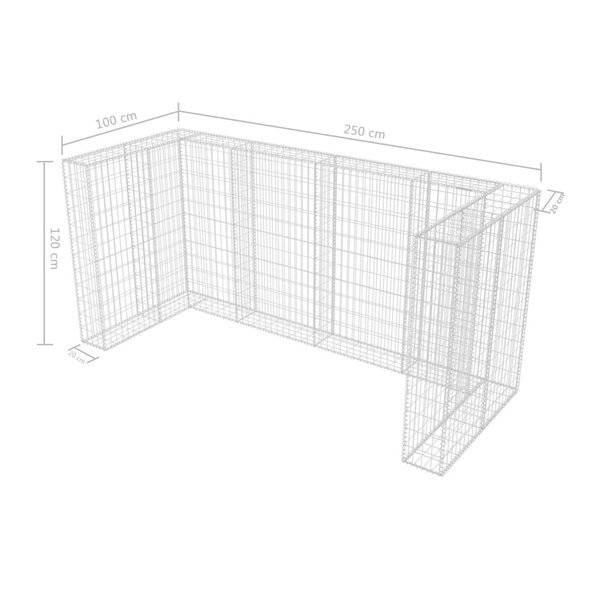 Cowling 8 ft. W x 3 ft. D Metal Garbage Shed