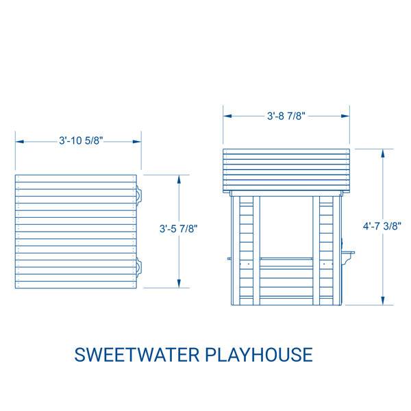 Backyard Discovery Sweetwater Indoor/Outdoor Cedar Playhouse with Kitchen