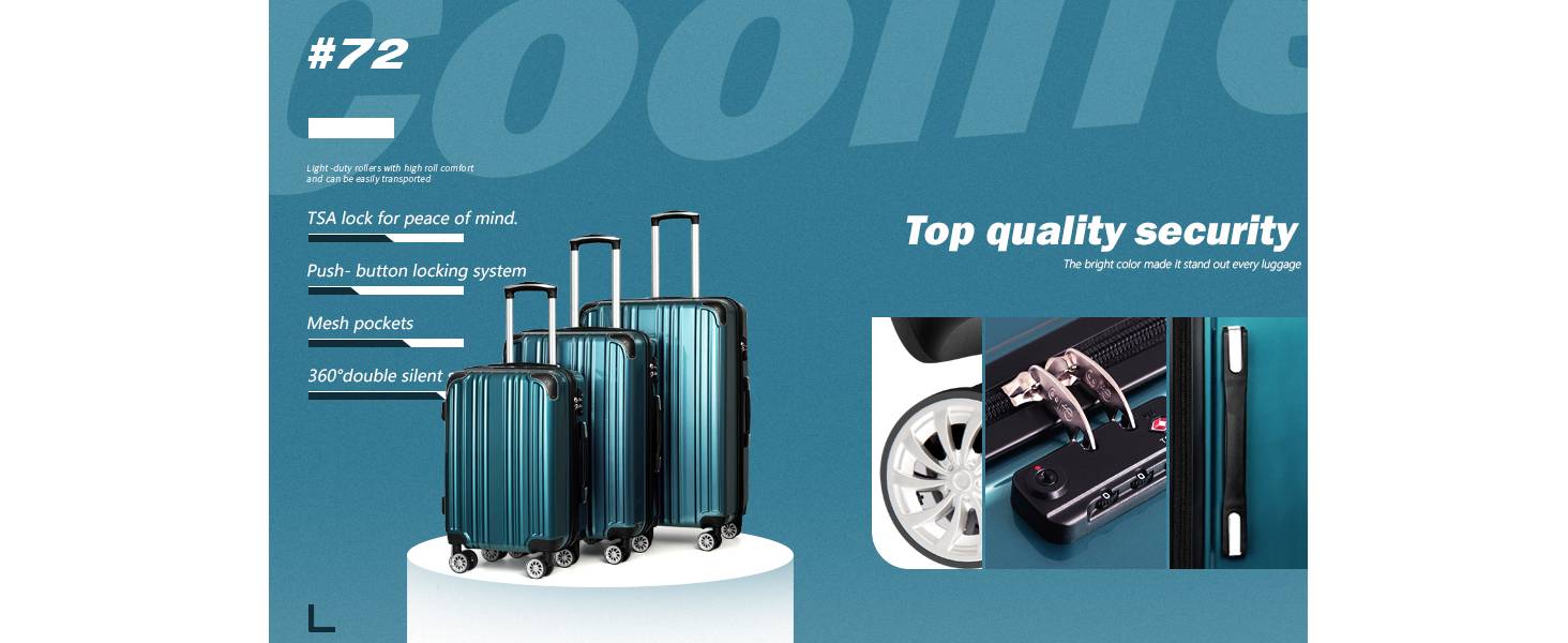 coolife luggage set