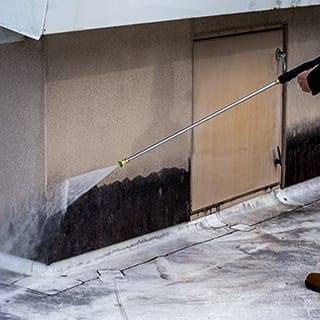 Effectively cleans concrete.
