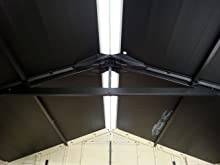 natural lighting in this shed will brighten your day