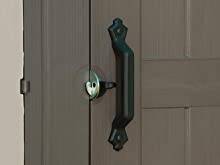 lockable door for security