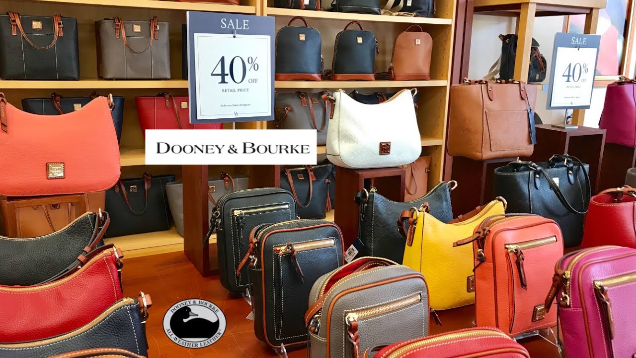 Dooney & Bourke Outlet SHOP WITH ME 40-50% Off Sale Purse Shopping - YouTube